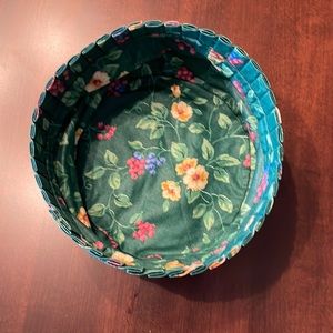 Longaberger fabric basket liner - medium round